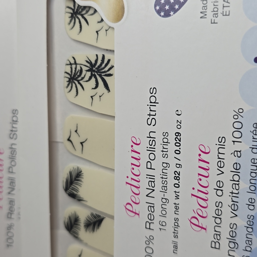 Color Street Pedicure Nail Strips Bundle Of 11 Glitter/ Blue/Summer Sets #8 - Picture 6 of 7